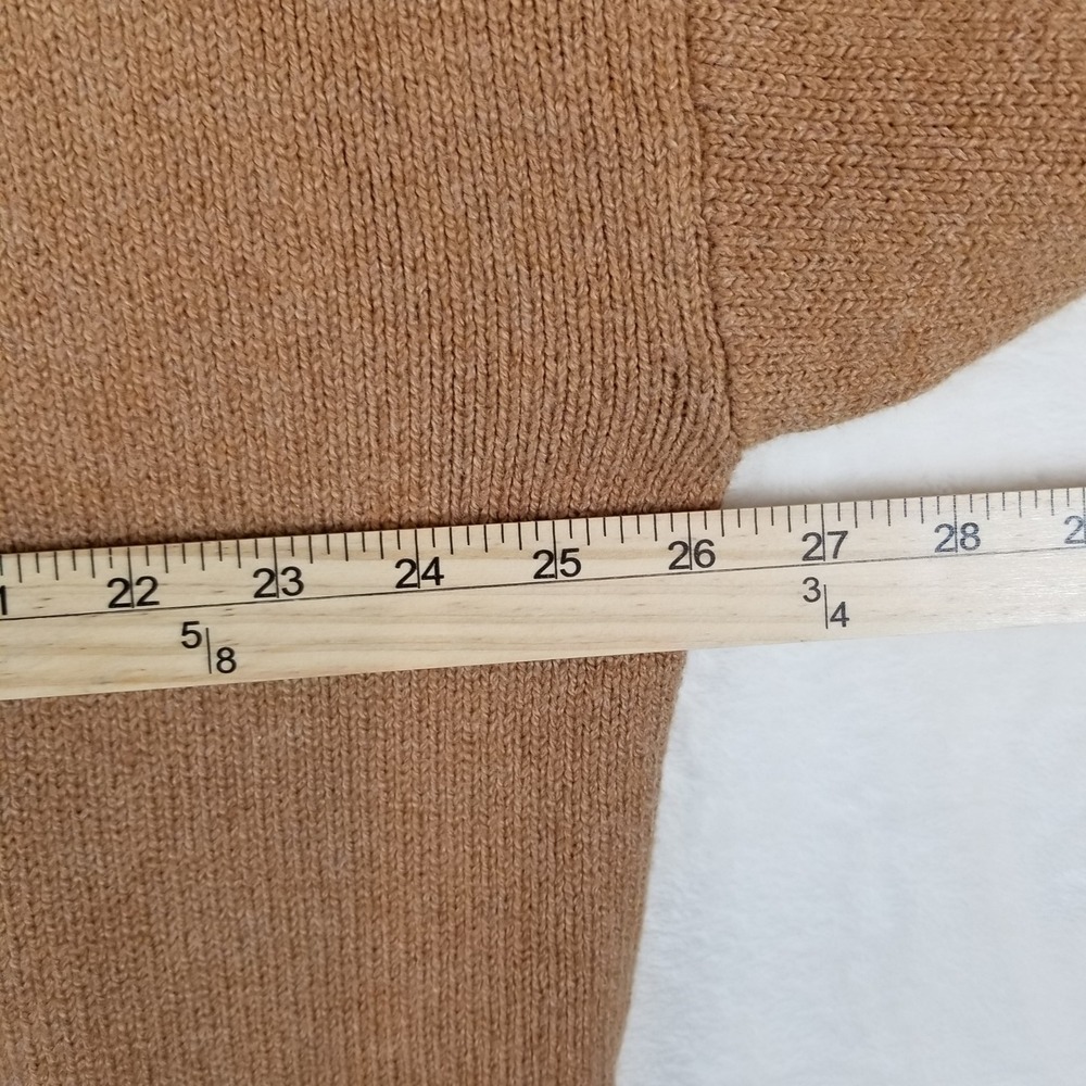Gap Womens Mock Neck Sweater XL Camel Brown Cotton Blend Knit 483757-06-1 NEW - Picture 6 of 8